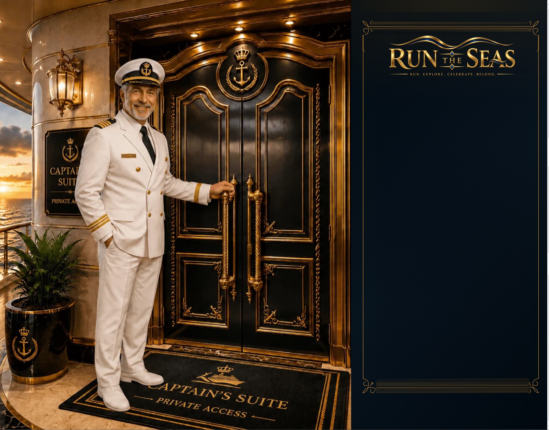 The Captain's Suite — private access entrance